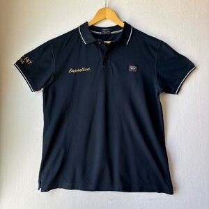 Paul & Shark Men's Yachting Crew Polo Size XXL Navy Blue Italy Limited Edition